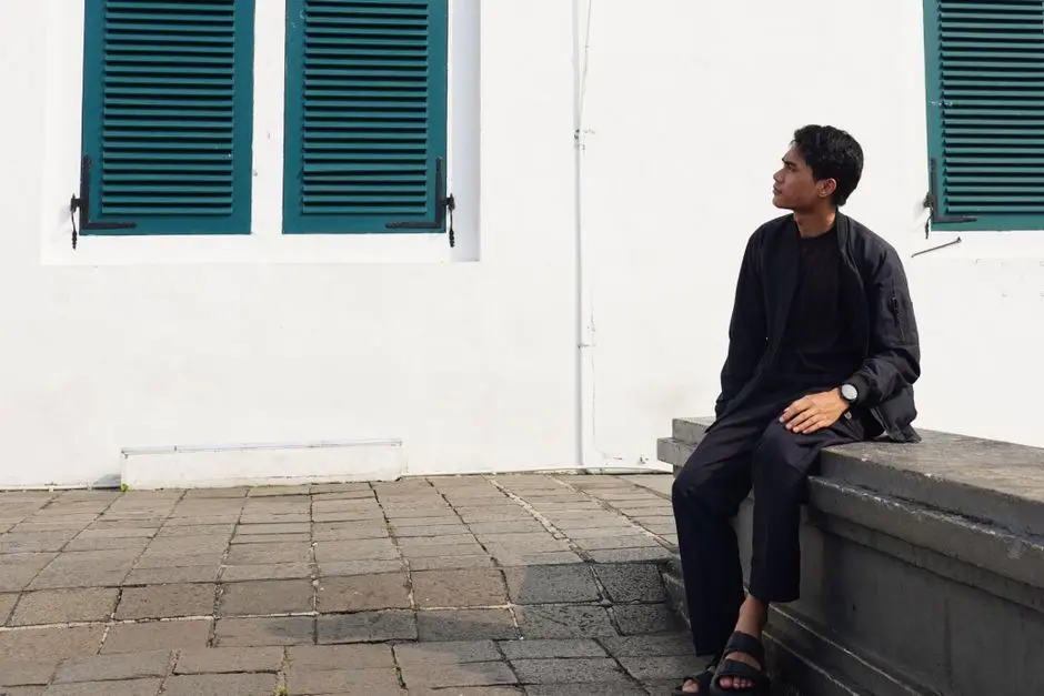 Outfit pria sehari-hari di Tenggarong